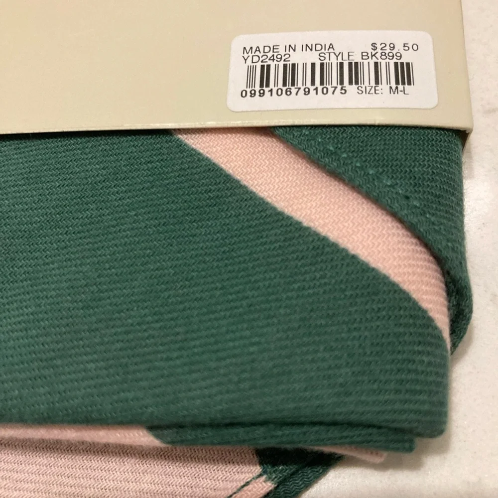 Dog Bandana New JCrew Crewmutts Rugby style 100% Organic Bandana